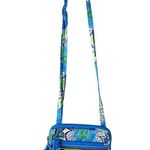 Vera Bradley Doodle Daisy Crossbody Purse Multi Pocket Handbag Photo 1