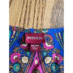 Merona  Blue Pink Paisley Long Sleeve Dress Light Weight Colorful Casual Photo 7
