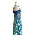 Soybu Dress Blue Green Print Strappy Twist Back Athletic Casual Stretch Size XS Photo 5