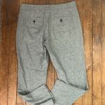 Banana Republic Women’s Gray linen Avery pants Mid rise straight leg size 6 Photo 5
