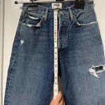 AGOLDE 90s Pinch Button Fly Distressed Straight Leg Denim Jeans size 26 Photo 8