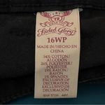 Faded Glory  Slim Straight Leg Pants Stretch Black 16WP Photo 3