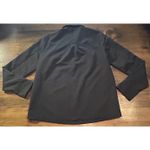 FIGS Technical Collection Black Long Sleeve Polo Shirt Women Size XS Lightweight Photo 3