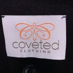 Coveted Clothing  chevron print strapless summer dress blue black Photo 6