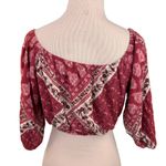 Show Me Your Mumu  Pink Lima Scrunch Crop Top Size Small Photo 4