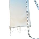 Paige  Hoxton Slim Crop Frayed Hem Jeans - Womens Size 28 - Off White Denim Photo 6