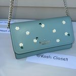 Kate Spade Darcy Embroidered Chain Crossbody & Convertible Wallet Photo 9