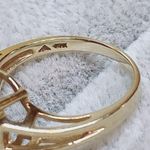 Amethyst 10k 10KT Pear Shaped  Gold Ring Sz 5.75 Photo 4