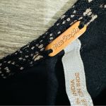 Free People  Bohemian Black Cream Patterned Comb Bubble Diamond Snake Dress Sz S Photo 11