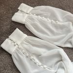 Lulus  My Whole Heart White Long Sleeve Wrap Dress SIZE L Photo 4