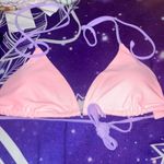 White Fox Boutique White Fox Bikini Halter Top Peach Size Medium Photo 0