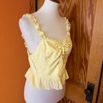 Urban Outfitters yellow feminine tank top Photo 7