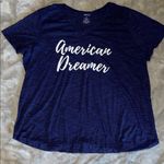 Apt. 9  American Dreamer Graphic Tee | Navy Blue | Size 3X Photo 0