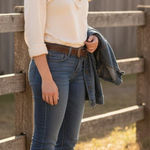 Ariat  Mendocino western tassle black leather clogs/mules size 6 Photo 0