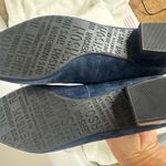 Ros Hommerson Treasure Navy Blue Suede Pumps Loafers with Silver Accent 7 Photo 6