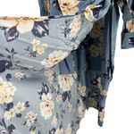 Yumi Kim  Blue Floral Wrap Dress Small New Photo 2