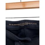 Chico's  So Slimming Girlfriend Flare Black Jeans 6R Pockets Stretch Denim NWT Photo 3