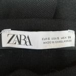 ZARA Black Strapless Knit Stretch Tube Maxi Evening Gown Prom Sweater Dress Sz S Photo 6