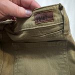 Paige  WOMEN'S INDIO ZIP CAVALRY KHAKI JEANS SIZE 27 Photo 2