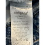 Edikted  Size Medium Blue Low Rise Cargo Jeans Wide Leg Flap Pockets‎ Photo 8