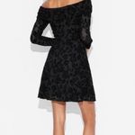 Wild Fable Women's Flocked Mini Fit & Flare Holiday Dress Floral Off Shoulder Photo 1