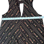 Femininity Unraveled Geometric Black Sleeveless Dress Size S Boho Chic Mod Indie Photo 7