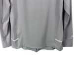 New Balance  Travel Hoodie Womens Gray Full Back Zip Outdoor Sport Stretch Size L Photo 3