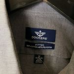 Urban Outfitters NEW Dockers Long Sleeve Button Down Fitted Dress Shirt Adult Gray Medium M Photo 9