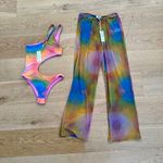 frankie's bikinis Makie One Piece Swimsuit and Michelle Mesh Pants Photo 0