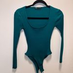 ZARA ribbed square neck bodysuit Photo 1