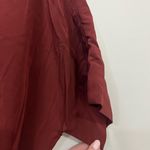 Pacific&Co  Red Belted Midi Dress Size Medium $825 Photo 4