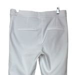 Loft Skinny Ankle Pants High Rise Flat Front Slim Fit Solid White Women’s Size 4 Photo 3