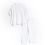 Frank & Eileen Set  Malibu Travel Set White Large l OS Capelet Catherine Pants Photo 4