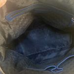 L.A.M.B. Gwen Stefani Domed Croc Embossed Blue Leather Bag Photo 7