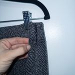 Escada Black Herringbone Dark Diamond Trousers Size EU 40 / 10 Medium Gray Photo 3