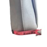 Bueno Dove Dove Light Gray Pebble Leather Crossbody Satchel Bag Photo 11