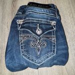 Rock Revival  sora capri crop cropped Blue Women's Jeans denim Photo 1