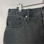 Madewell Black Rigid Denim A-Line Mini Skirt 29 Photo 76