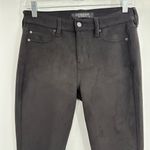 Liverpool Madonna mid rise stretch skinny black faux suede jeans size 4/27 Photo 2