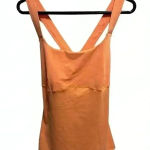 Lululemon  🍋 size 10 peach/orange crossbody tank top with built in bra Photo 0