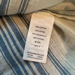 J.Crew blue & white striped cotton long sleeve top size 6 Photo 6