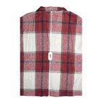 Cottagecore Collared Red Plaid Flannel BU Shirt Shacket LARGE Cabincore NWT Photo 10