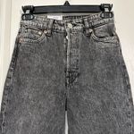 H&M Women’s  Black Washed Mom Jeans Ultra High Waist Loose Fit Size 0 NWT #1921 Photo 1