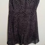 Kirna Zabete at Target Faux Wrap Dress Gray Animal Print Size 6 Photo 8