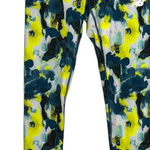 New Balance  Printed Accelerate Tight Yellow‎ Teal White Pattern Ankle Length Photo 0