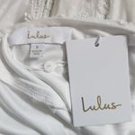 Lulus White Mermaid Beaded Wedding Dress NWT Size Small Sequined Wedding Gown Photo 10