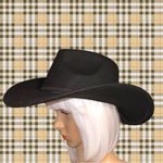 EXPRESS Elegant Black Wide-Brim Hat Photo 2
