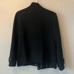 Talbots  Petites Womens Jacket Black Wool Blend Full Zip Up Photo 7