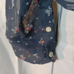 Aeropostale  sheer long sleeve florsl shirt Photo 2