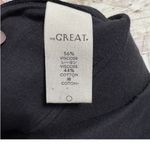 The GREAT. Satin Trousers Pants Women's Size 0 Black Dressy Party Fun Photo 4